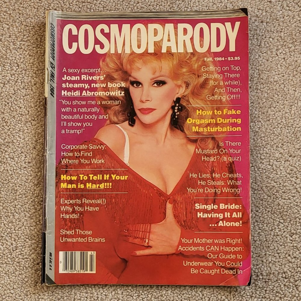 Cosmoparody Magazine Fall 1984 Joan Rivers